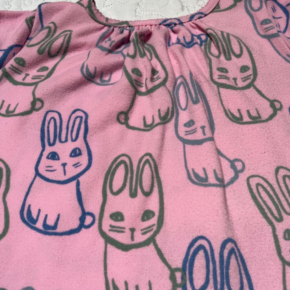 Tea Collection Bunny Rabbit Nightgown Size 6 - Picture 4 of 6